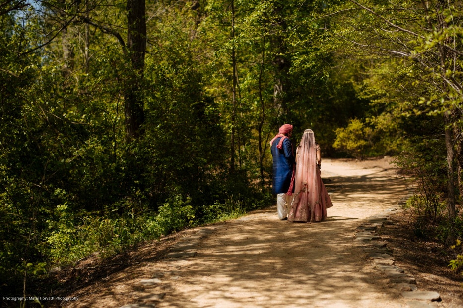 Ceremony of Nisha + Emil in Raleigh, N Carolina