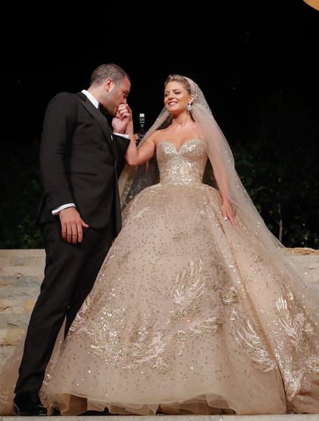 Elie saab sons outlet wedding